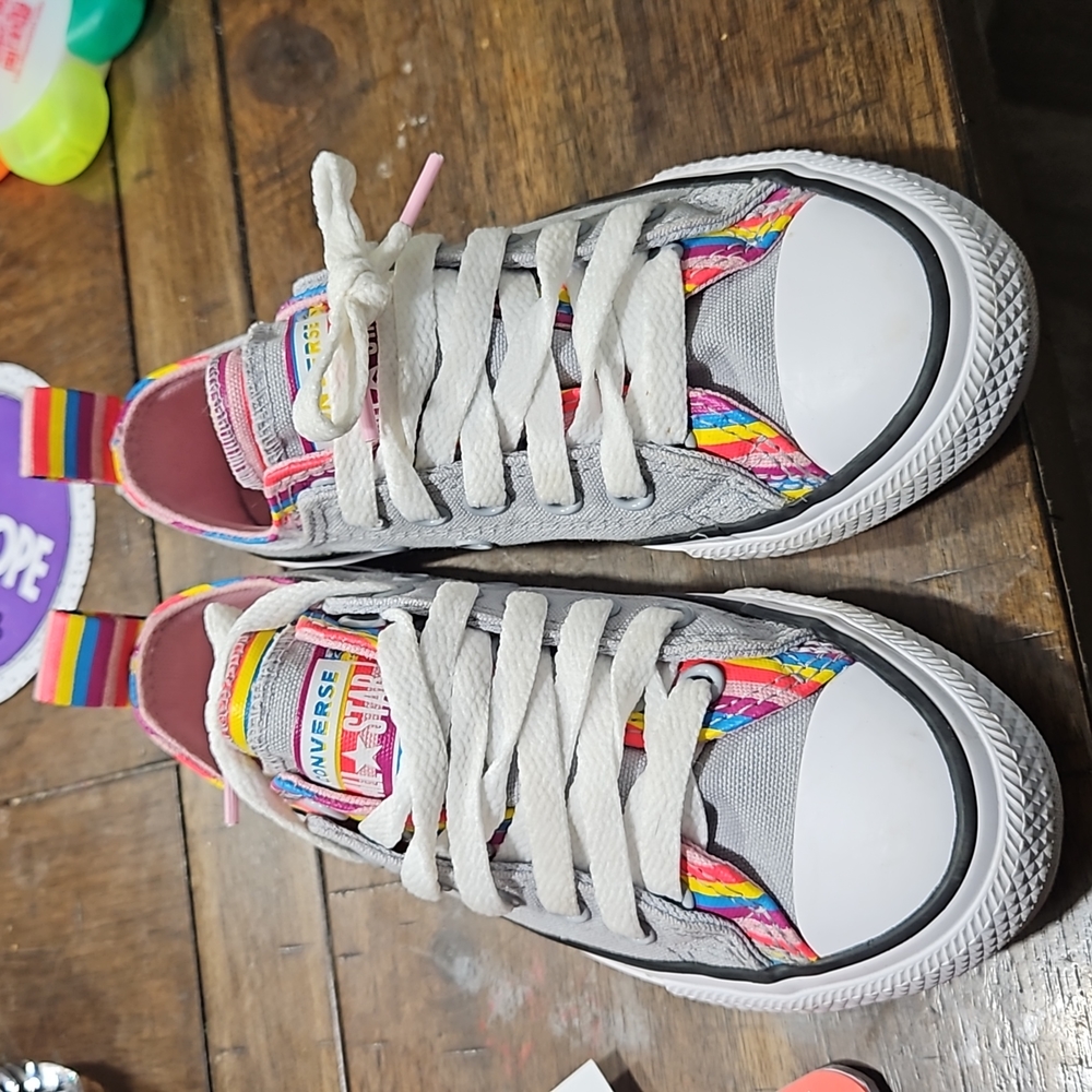 Kids Converse rainbow Allstars